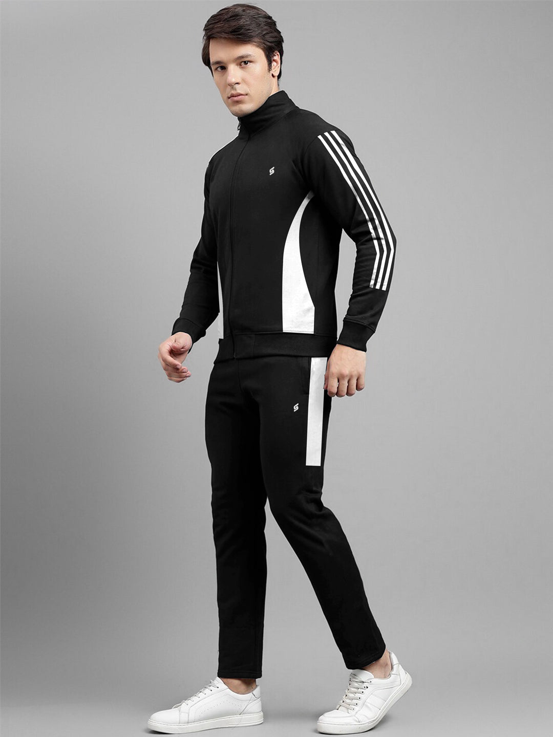 MEN TRACKSUIT (White & Black)