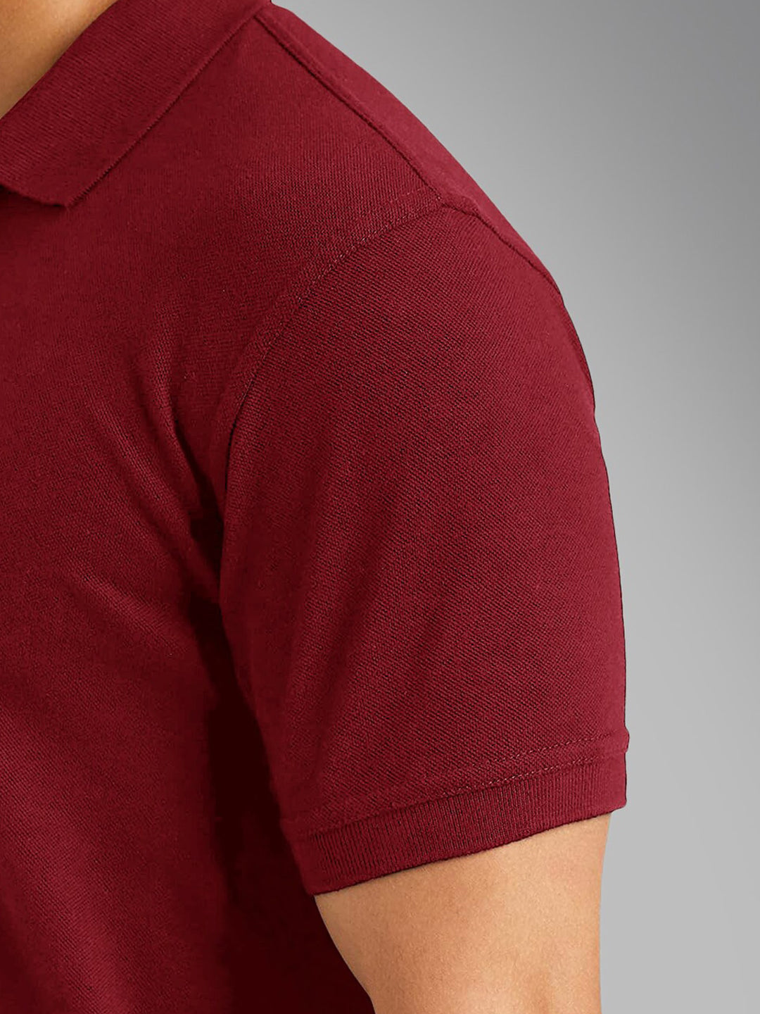 MEN'S LEFT CHEST EMBROIDERED LOGO PREMIUM PIQUE RED POLO