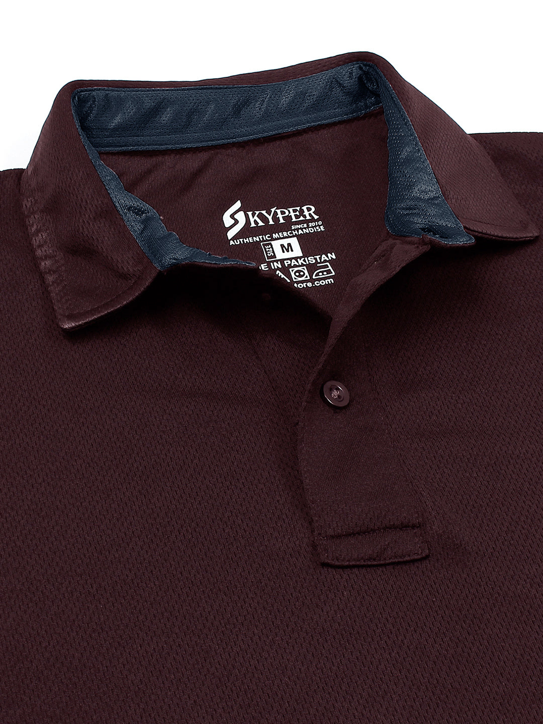 MEN'S SOFT PREMIUM POLYESTER DARK MAROON POLO