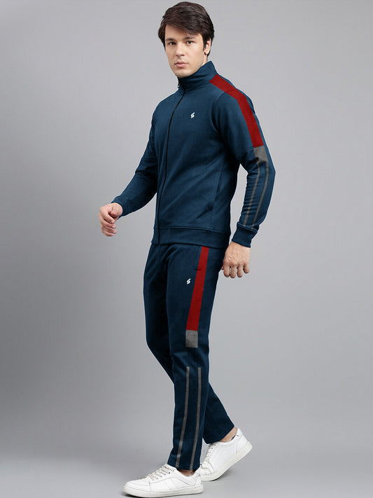 MEN TRACKSUIT ZINK , RED & GRAY