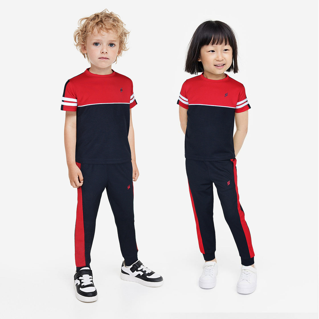 Kids Three Color Track Suit