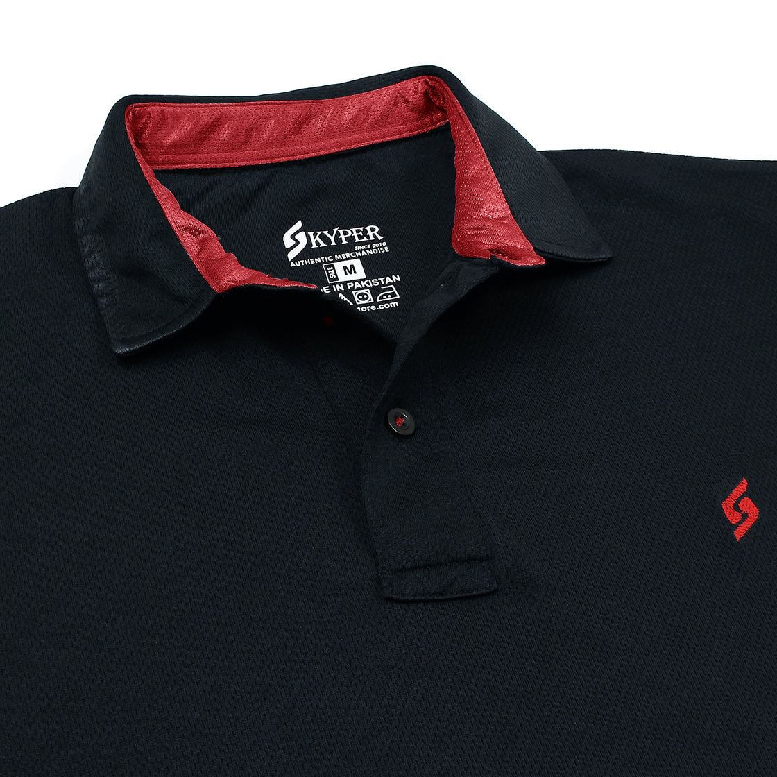 MEN'S SOFT PREMIUM POLYESTER NAVY POLO