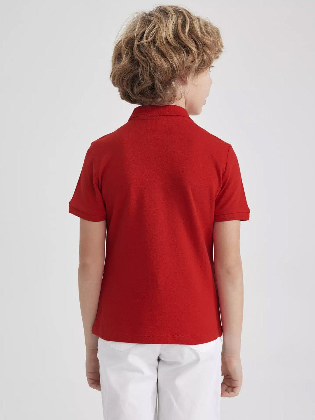 KID'S FRONT POCKET PREMIUM RED POLO